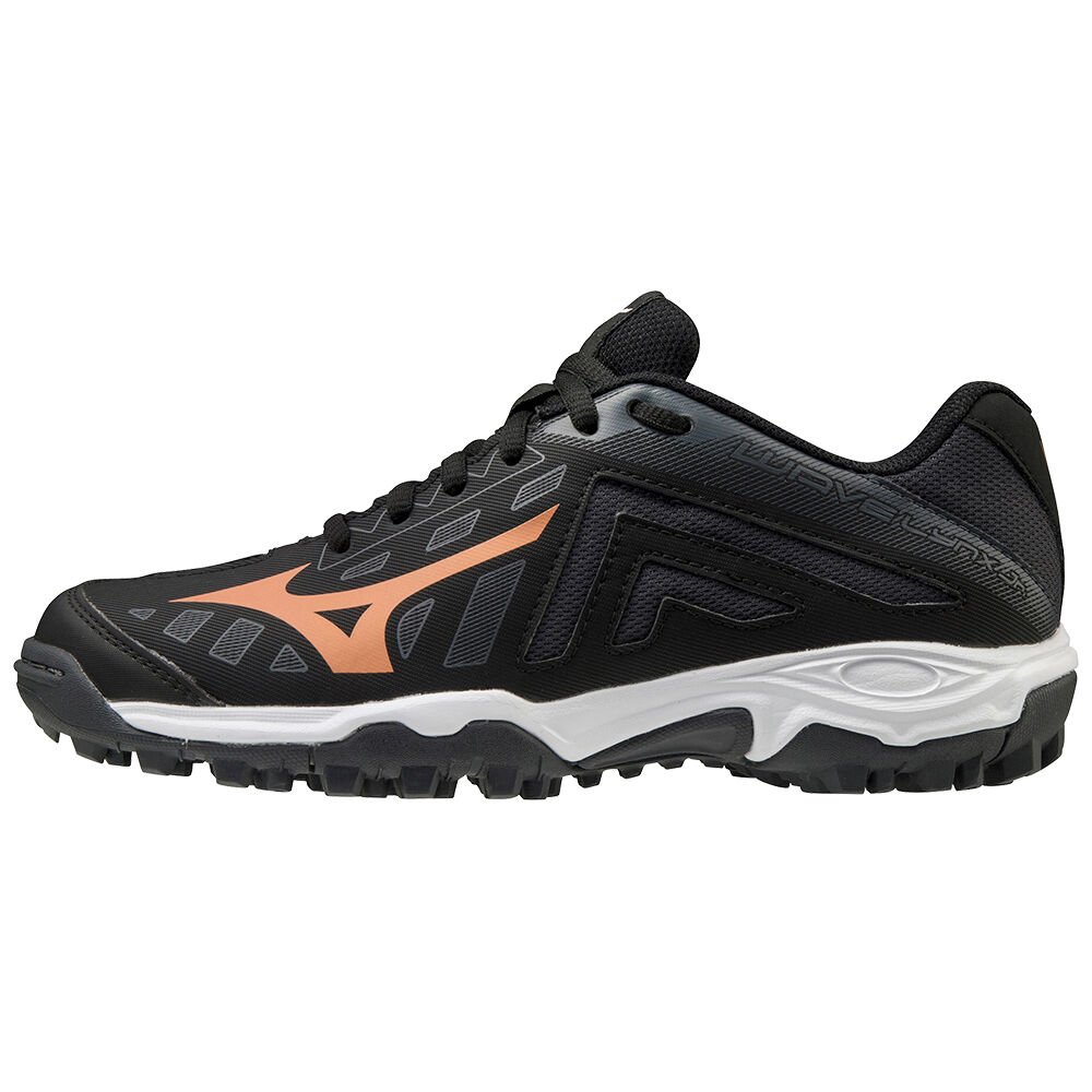 Mizuno Wave Lynx - Bayan Hokey Ayakkabısı - Siyah/Beyaz Türkiye (YTIGRM-374)